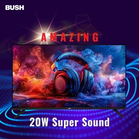 Bush 109 cm (43 inch) Full HD Smart LED TV, Black, JMK43-4