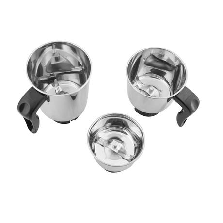 Butterfly Spin 500W 3 Jars Mixer Grinder, Overload Protection, M0287M00000, Red-5