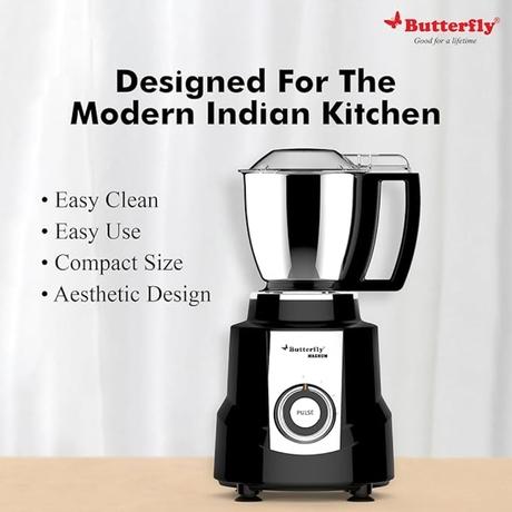 Butterfly Magnum Mixer 900 Watts with 4 Jars, Black-3