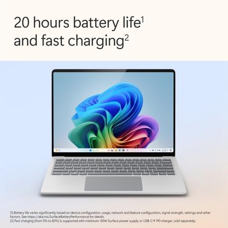 Microsoft Surface 2036 Standard Laptop (Qualcomm Snapdragon X Plus/16 GB/512 GB SSD/Qualcomm Adreno GPU/Windows 11 Home/MSOffice/PixelSense Flow Display), 35.0 cm - 13.8 inch, Platinum-1