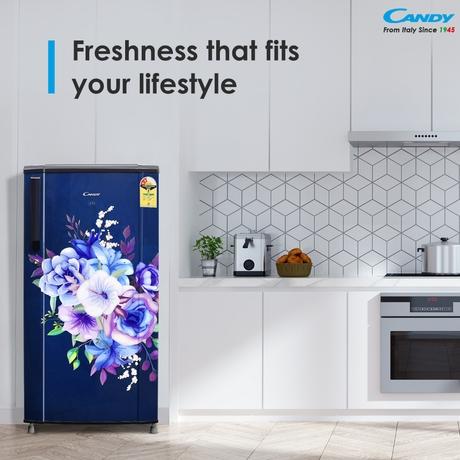Candy 175 L 2 Star Direct Cool Single Door Refrigerator, Marine Arden, CSD1852MA-6