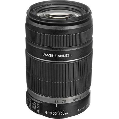 Canon EF-S 55 mm -250 mm f/4-5.6 IS II Zoom EF-S mount Telephoto Lens-0