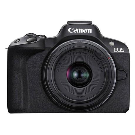 Canon EOS R50 Mirrorless Camera with Focal length 29-72 mm And 88-336 mm Lens Kit (RF-S18-45mm f/4.5-6.3 IS STM & RF-S55-210mm f/5-7.1 IS STM), Black-0