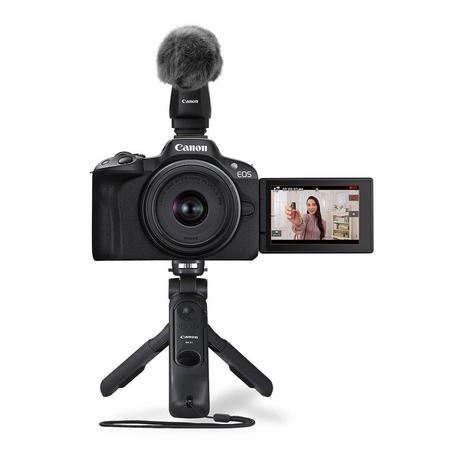 Canon EOS R50 Mirrorless Camera with Focal length 29-72 mm And 88-336 mm Lens Kit (RF-S18-45mm f/4.5-6.3 IS STM & RF-S55-210mm f/5-7.1 IS STM), Black-9