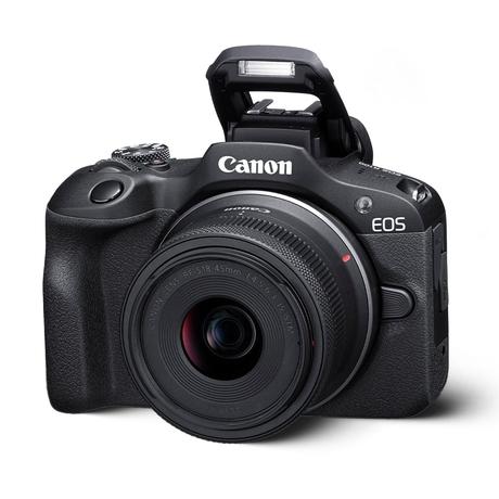 Canon Mirrorless R100 Canon Mirrorless R100 with RF-S18-45 STM Approx. 24.1 megapixels, Black-1