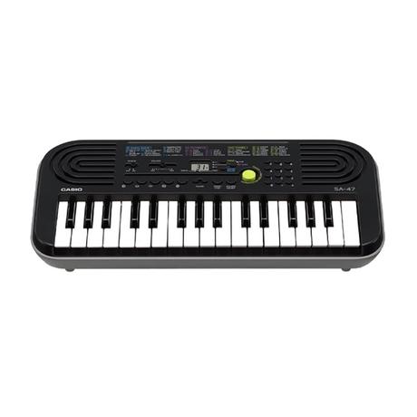Casio SA-47 32 Keys Music Mini Keyboards, Grey Base-0