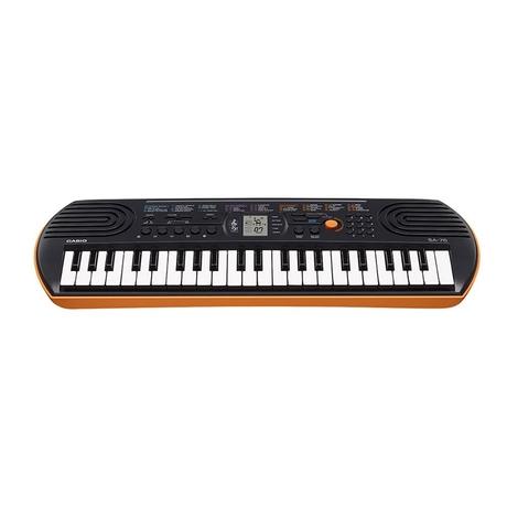 Casio SA-76 44 Keys Music Mini Keyboards, Orange Base-3