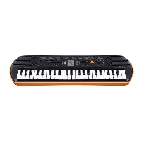 Casio SA-76 44 Keys Music Mini Keyboards, Orange Base-3