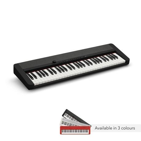 Casio CT-S1 61-key Touch Sensitive Portable Musical Keyboard, Black-1