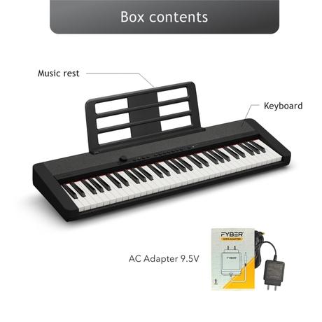 Casio CT-S1 61-key Touch Sensitive Portable Musical Keyboard, Black-2