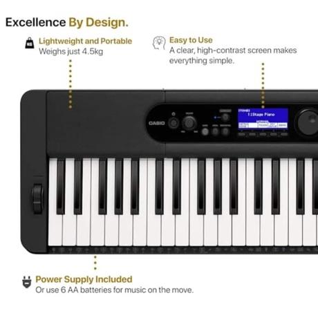 Buy Casio CT-S400 -61 Keys Advanced Musical Keyboard with Piano