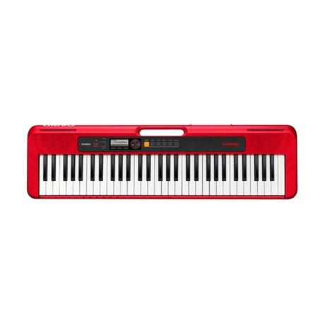 Casio CT-S200 Casiotone 61-Key Portable Slim & Smart Keyboard (Red)-0