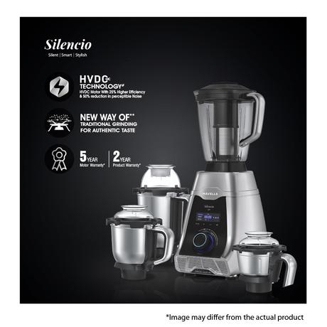 Buy Havells Silencio Jar Mixer Grinder with Digital Display and