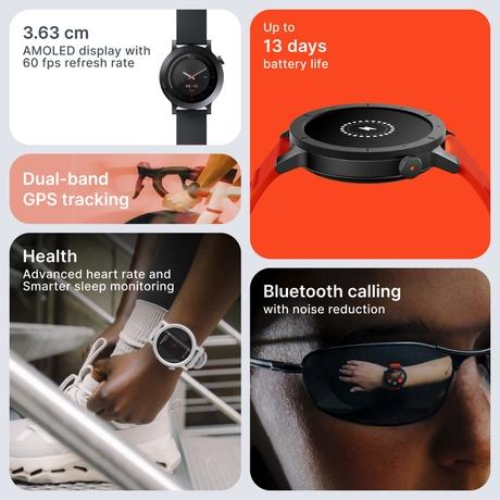 CMF Watch 3 Pro Smartwatch, Dark Grey-3