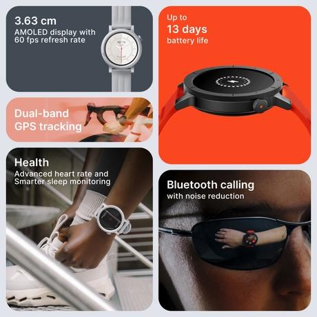 CMF Watch 3 Pro Smartwatch, Light Grey-3