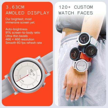 CMF Watch 3 Pro Smartwatch, Light Grey-7