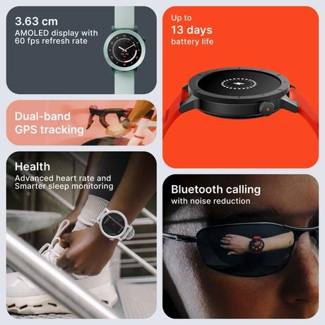 CMF Watch 3 Pro Smartwatch, Light Green-3