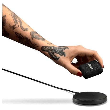 Marshall Minor III True Wireless Earbuds, 25 hrs of playtime, Intutive Touch Controls, IPX4 Water Resistance, 12 mm custom-tuned dynamic drivers, Black-13