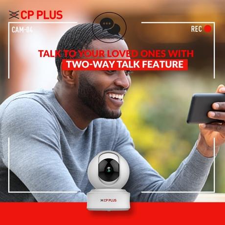 CP Plus E21A Smart Camera with Wi-Fi Support, White-4