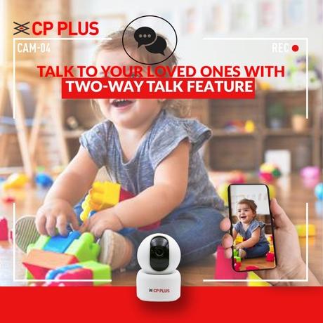 CP Plus E25A Smart Camera with Wi-Fi Support White-3