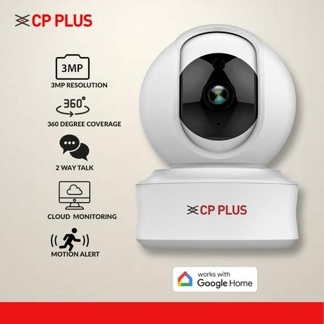 CP Plus E31A Smart Camera with Wi-Fi Support , White-1