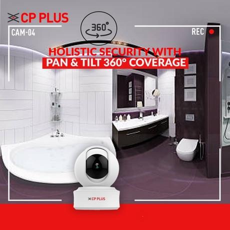 CP Plus E31A Smart Camera with Wi-Fi Support , White-3