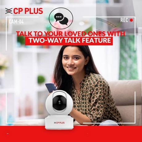 CP Plus E31A Smart Camera with Wi-Fi Support , White-4