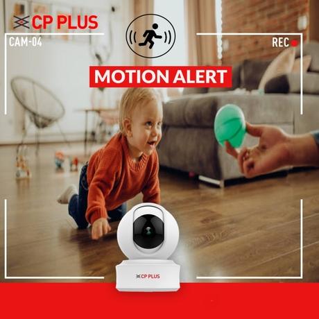 CP Plus E41A Smart Camera with Wi-Fi Support, White-4