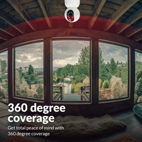 CP Plus 3 MP Wi-Fi Pan and Tilt Security Camera, EZ P31-2