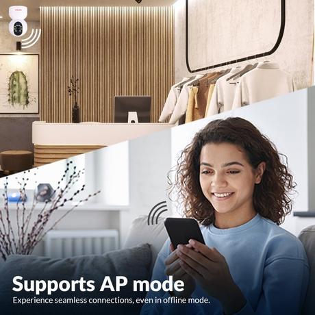 CP Plus 3 MP Wi-Fi Pan and Tilt Security Camera, EZ P31-8
