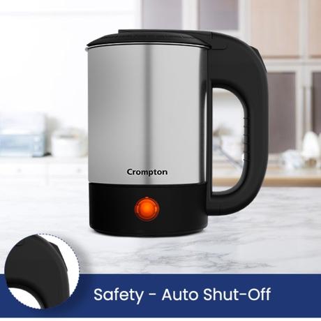 Crompton InstaDelite 500 ml 700 W Electric Kettle, Black-7