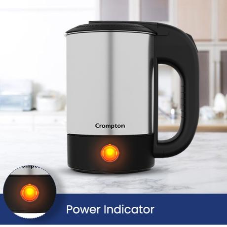 Crompton InstaDelite 500 ml 700 W Electric Kettle, Black-8