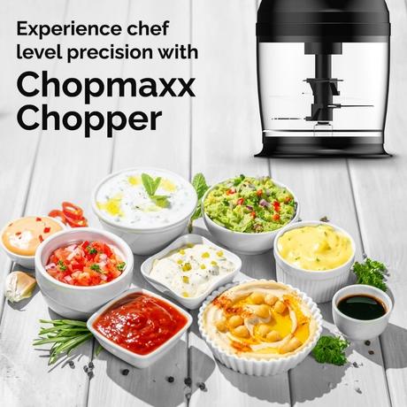 Crompton Greaves Chopmaxx Electric Chopper, Black and Golden-8