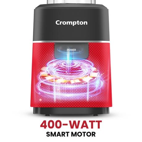 Crompton Ameo Fresh Nutri Blender, Red, AMEOFRSHBLR-9