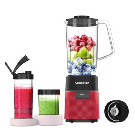 Crompton Nutri Blender with Blending Jar, Red, AMEOFRSHBL3-5