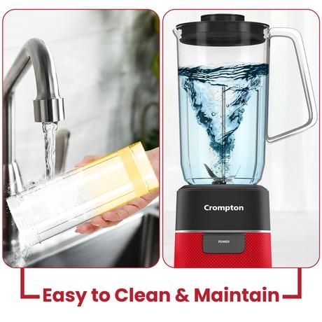 Crompton Nutri Blender with Blending Jar, Red, AMEOFRSHBL3-6