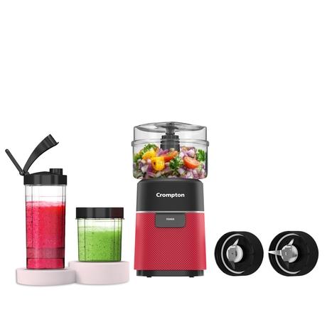Crompton Ameo Fresh Nutri Blender with Chopper, Red, AMEOFRSHNCH-7