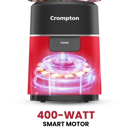 Crompton Ameo Fresh Nutri Blender with Chopper, Red, AMEOFRSHNCH-9