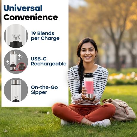 Crompton Ameo Fresh ACGJMG-AMEOFRSHPB Portable Blender 125 W-3