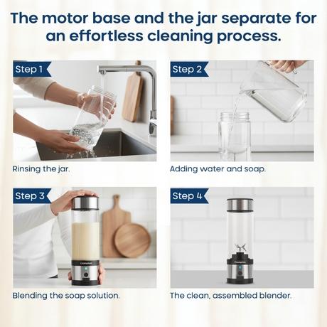 Crompton Ameo Fresh ACGJMG-AMEOFRSHPB Portable Blender 125 W-8
