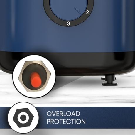 Crompton AMEO 500X 3 Jar Mixer Grinder 500 W, White and Blue-14