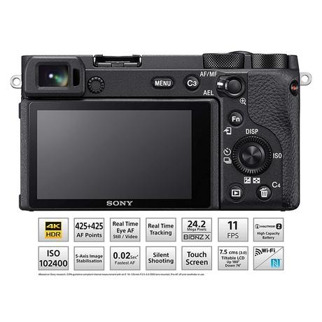 Buy Sony Alpha ILCE 6600 MP Mirrorless Digital SLR Camera - Main Image