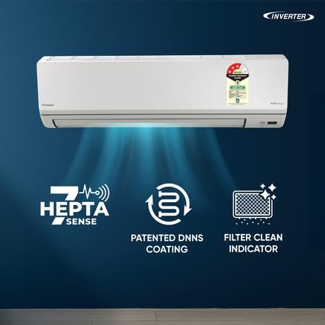 Daikin Premium 2.0 Ton 3 Star Inverter Split AC (Copper Condenser, FTKL71XV, White)-2