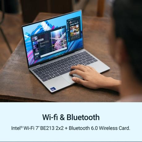 Dell New XPS 13 AI Enabled Laptop, Series 3 Intel Core 5-320, Intel Graphics, 8GB LPDDR5x RAM, 512GB SSD, 34.04 cm (13.4 inch) Touchscreen, InfinityEdge, 2.5K, 30-120Hz, 500nits, Backlit Keyboard, Windows 11 Home, MS Office 2024, Sky, DX13260-4