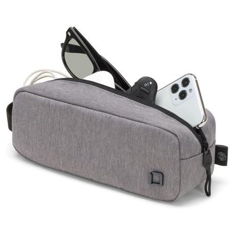 Dicota Eco Motion Accessory Pouch, Light Grey D31882-RPET-3