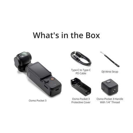 DJI Osmo Pocket 3 Action Camera, Black-1