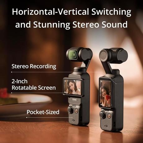 DJI Osmo Pocket 3 Action Camera, Black-2