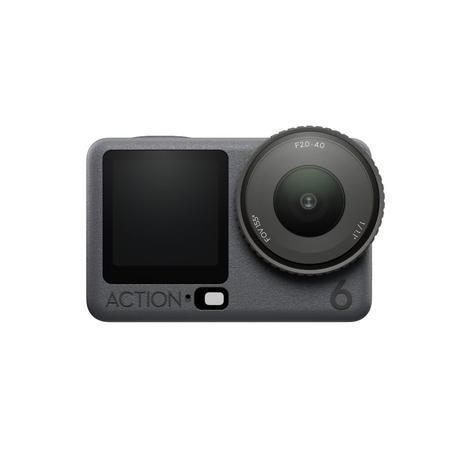 DJI Osmo Action 6 Standard Combo, Action Camera with 1/1.1 Square Sensor, Variable Aperture of f/2.0 f/4.0, Cold-Resistant, 4hrs Battery, Action Camera 4K Ideal for Quick Capture of Exciting Moments-0