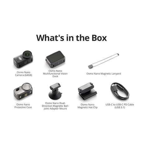 DJI Osmo Nano Action Camera, 64 GB, Black-5