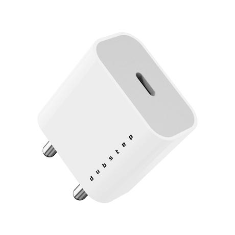 NU Republic Dubstep Sprint All-in-one 30W 6A Charger with Type-C to Type-C Cable Supports Samsung, Xiaomi Phones,Nothing, all android and iPhone (White, Red, Cable Included)-0